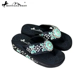 SE65-S096 Montana West Floral Flip-Flops Collection
